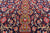 Black 4' 5" X 7' 8" Persian Qum Handmade Wool Rug - Q23664