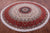 10' Round Persian Tabriz Hand Knotted Wool & Silk Rug - Q23669