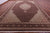 Burgundy 12' 3" X 18' 2" Persian Tabriz Hand Knotted Wool & Silk Rug - Q23670
