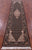 Black 2' 4" X 10' 2" Persian Tabriz Handmade Wool & Silk Runner Rug - Q23676