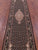 Black 2' 4" X 10' 2" Persian Tabriz Handmade Wool & Silk Runner Rug - Q23676