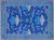 Blue 10' 3" X 14' 0" William Morris Handmade Wool Rug - Q23681