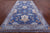 Blue Hand Knotted Wool William Morris Rug 7' 11" X 16' 2" - Q23695