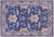 Blue 6' 2" X 9' 2" William Morris Hand Knotted Wool Rug - Q23698
