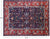 Blue 9' 0" X 12' 0" Persian Fine Serapi Handmade Wool Rug - Q23713