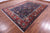Blue 9' 0" X 12' 0" Persian Fine Serapi Handmade Wool Rug - Q23713