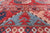 Red 10' 1" X 13' 6" Tribal Ersari Hand Knotted Wool Rug - Q23720
