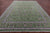 Green 6' 1" X 9' 0" Persian Nain Wool & Silk Handmade Rug - Q23726