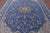 Blue Persian Nain Hand Knotted Wool & Silk Rug 8' 11" X 12' 4" - Q23731