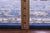 Blue 9' 0" X 19' 1" Persian Nain Handmade Wool & Silk Rug - Q23738