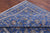 Blue 9' 0" X 19' 1" Persian Nain Handmade Wool & Silk Rug - Q23738
