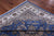 Blue 10' Square Persian Nain Handmade Wool & Silk Rug - Q23742
