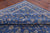 Blue 9' 11" X 20' 4" Persian Nain Handmade Wool & Silk Rug - Q23744
