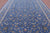 Blue 9' 11" X 20' 4" Persian Nain Handmade Wool & Silk Rug - Q23744