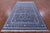 Blue 6' 0" X 9' 2" Persian Nain Handmade Wool & Silk Rug - Q23748