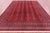 Red 9' 2" X 11' 9" Silky Bokhara Hand-Knotted Wool Rug - Q23755