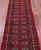 Red 2' 6" X 8' 0" Runner Silky Bokhara Handmade Wool Rug - Q23765