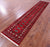 Red 2' 6" X 13' 7" Runner Silky Bokhara Hand-Knotted Wool Rug - Q23766