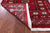 Red 2' 6" X 13' 7" Runner Silky Bokhara Hand-Knotted Wool Rug - Q23766