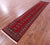 Red Silky Bokhara Handmade Wool Runner Rug 2' 5" X 13' 3" - Q23771