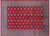 Red 9' 1" X 12' 2" Silky Bokhara Hand-Knotted Wool Rug - Q23775