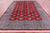 Red 9' 1" X 12' 2" Silky Bokhara Hand-Knotted Wool Rug - Q23775