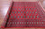Red 6' 0" X 9' 1" Silky Bokhara Hand-Knotted Wool Rug - Q23781