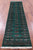 Green 2' 6" X 9' 8" Silky Bokhara Handmade Wool Runner Rug - Q23787