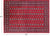 Red Silky Bokhara Hand-Knotted Wool Rug 6' 2" X 8' 9" - Q23789
