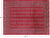 Red 9' 1" X 12' 1" Silky Bokhara Handmade Wool Rug - Q23796