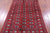 Red 4' 2" X 6' 3" Silky Bokhara Hand-Knotted Wool Rug - Q23800
