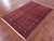 Red 4' 2" X 6' 3" Silky Bokhara Hand-Knotted Wool Rug - Q23800