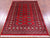 Red 4' 2" X 6' 0" Silky Bokhara Hand-Knotted Wool Rug - Q23803
