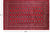 Red Silky Bokhara Hand-Knotted Wool Rug 6' 1" X 9' 6" - Q23813