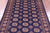 Navy Blue Silky Bokhara Handmade Wool Rug 4' 4" X 6' 3" - Q23815