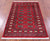 Red 3' 2" X 4' 10" Silky Bokhara Hand-Knotted Wool Rug - Q23821
