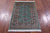 Green 2' 8" X 3' 10" Silky Bokhara Handmade Wool Rug - Q23823