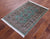 Green 2' 8" X 3' 10" Silky Bokhara Handmade Wool Rug - Q23823