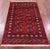 Red Silky Bokhara Hand-Knotted Wool Rug 3' 1" X 5' 3" - Q23825