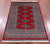 Red Silky Bokhara Hand-Knotted Wool Rug 3' 1" X 4' 9" - Q23830