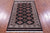Black Silky Bokhara Hand-Knotted Wool Rug 3' 2" X 5' 1" - Q23831