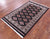Black Silky Bokhara Hand-Knotted Wool Rug 3' 2" X 5' 1" - Q23831