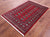 Red Silky Bokhara Hand-Knotted Wool Rug 4' 0" X 6' 2" - Q23836