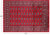 Red 5' 8" X 8' 2" Silky Bokhara Hand-Knotted Wool Rug - Q23837