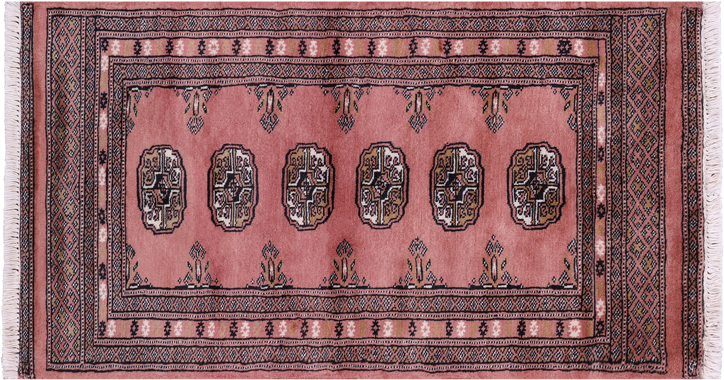 Rust 2' 0" X 3' 7" Silky Bokhara Handmade Wool Rug - Q23856