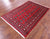 Red Silky Bokhara Hand-Knotted Wool Rug 4' 2" X 6' 0" - Q23863