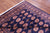 Navy Blue Silky Bokhara Hand-Knotted Wool Rug 6' 6" X 10' 0" - Q23864