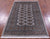 Grey Silky Bokhara Hand-Knotted Wool Rug 4' 1" X 6' 2" - Q23866
