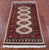 Ivory 2' 1" X 4' 0" Silky Bokhara Handmade Wool Rug - Q23870