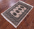 Ivory 2' 0" X 3' 0" Silky Bokhara Handmade Wool Rug - Q23871